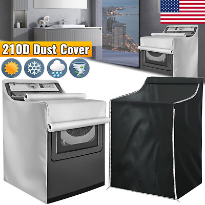 Washing Machine Top Dust Cover Laundry Washer Dryer Protect Dustproof Waterproof $14.10