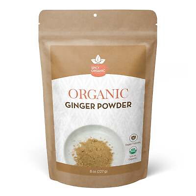 Organic Ground Ginger USDA Certified Jengibre En Polvo For Cooking amp; Flavoring $7.48