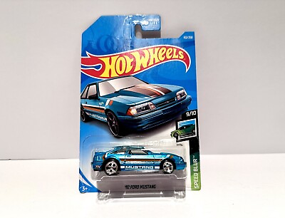 #ad Hot Wheels Super Treasure Hunt `92 Ford Mustang w Protector Pak BAD CARD $49.95