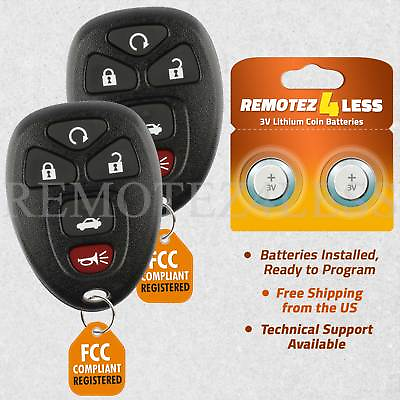 #ad 2 For 2005 2006 2007 2008 Buick Lacrosse Keyless Entry Remote Car Key Fob $11.79