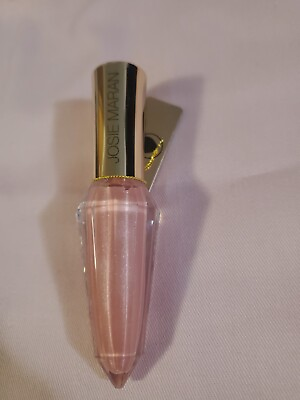 #ad Josie Maran Argan Oil Crystal Lip Cream Gloss Sparkle Shine Peach Sunstone NEW $12.99