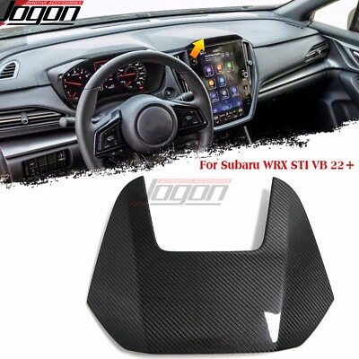 Carbon Console Navigation Screen Top Cover For Subaru WRX STI VB S4 2022 2023 24 $162.00