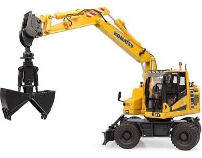 #ad KOMATSU Wheeled Hydraulic Excavator Construction Machinery Miniature P $218.13
