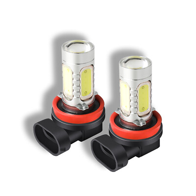 H11 LED Fog Light Bulb High Power Driving Lamps 6500K White Foglight Bulbs Kit $9.99