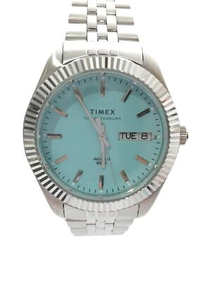 Mint Timex Waterbury Legacy Japan Limited TW2V66500 blue field stainless steel $217.99