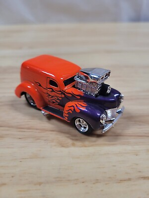 Muscle Machines 1:64 1940 Ford Panel California Build it Model Flames Purple 3quot; $20.09