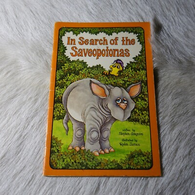 #ad Vtg STEPHEN COSGROVE In Search of Saveopotonas Vt Serendipity Book Vtg Rhino AU $20.79