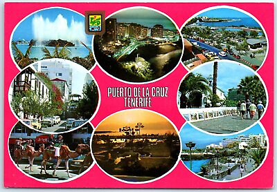 #ad Postcard Divers aspects Tenerife Puerto De La Cruz Spain $3.46