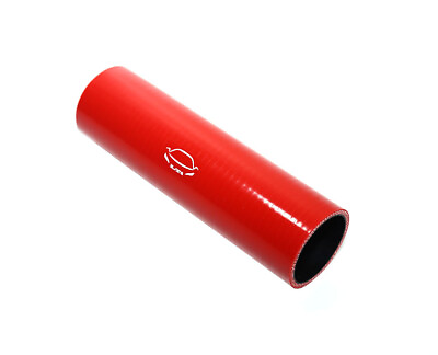 #ad 8quot; Length 4 Ply Reinforced 1.75quot; ID Straight Coupler Silicone hose Coolant RED $12.00