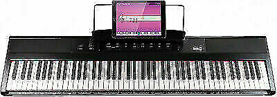 #ad RockJam RJ88DP 24W 88 key Beginner Digital Piano with Built in Metronome $81.75