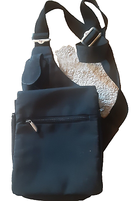 #ad Travelon Folding Packable Tote purse travel bag anti theft black crossbody $17.74
