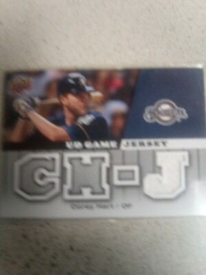 corey hart 2009 Upper Game Used Jersey Card # Cj Co $29.99