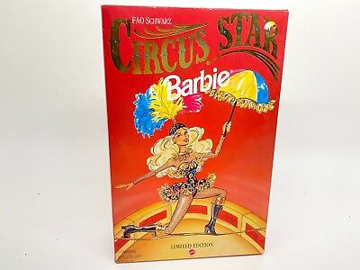 #ad FAO Schwarz Circus Star 1994 Barbie Doll NEW $65.00