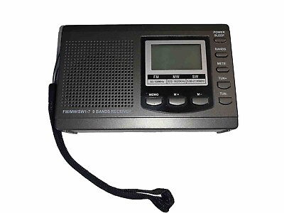 #ad HRD 310 Full Band Radio Clock Stereo Radio DSP Receiver FM MW SW Portable $9.59
