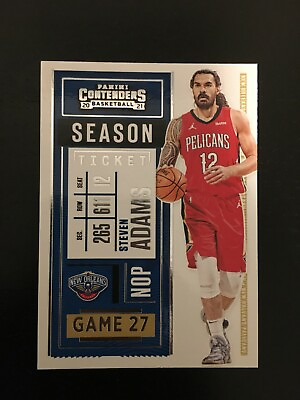 #ad 2020 21 Steven Adams Contenders Basketball Season Ticket Card NOP NBA C $0.99