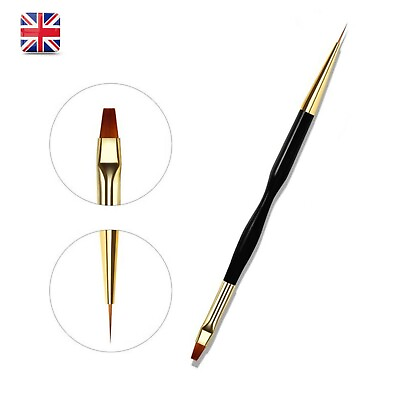 Nail Brush Size #6 UV Extension Gel Liner Square Head Sculpting Painting 6mm GBP 3.75