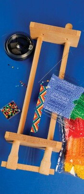 #ad Beading Loom Kit Wood with Czech Preciosa 10 0 Glass Seed Beads in 5 colors 250g $25.75