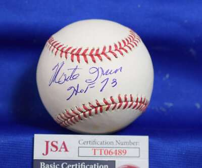 Monte Irvin HOF 73 JSA Coa Autograph Major League OML Signed BasebaLL $79.00