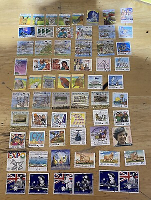 #ad Lot of Old Miscellaneous Mixed Worldwide Stamps $6.88
