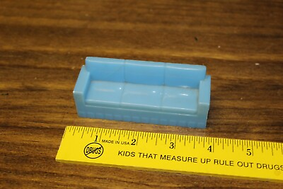 #ad Vintage Dollhouse Furniture Plastic Couch Marked MAR $4.76