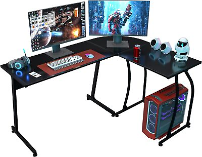 #ad 58quot; Computer Gaming Laptop Table L Shaped Desk Workstation Home Office Desk $58.99