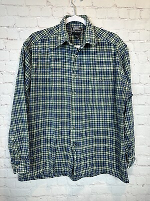 NATIONAL OUTFITTERS long sleeve button up flannel shirt sz XL $12.15