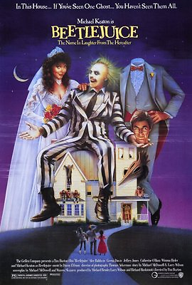 #ad quot;BEETLEJUICEquot; Movie Poster Licensed NEW USA 27x40quot; Theater Size 1988 $24.99
