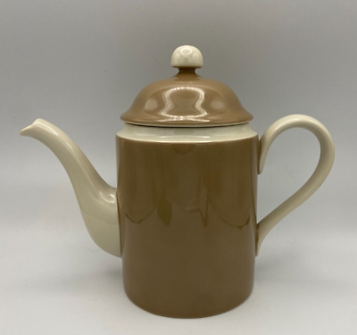 Fitz amp; Floyd Rondelet Fawn Brown Tea Coffee Pot $26.95