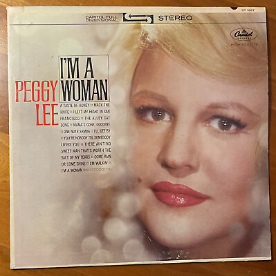 #ad Peggy Lee I#x27;m A Woman ST 1857 1963 Lp Near Mint $19.99