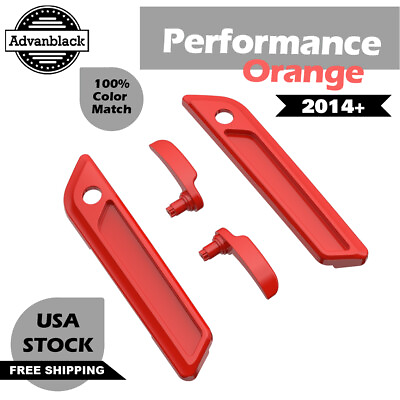 Performance Orange Saddlebag Lid Lever amp; Latch Cover For Harley Touring 2014 $159.00