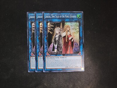 3x Isolde Two Tales of the Noble Knights SR 1st NM AMDE C $3.00