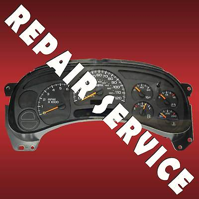 #ad Chevrolet Tahoe GM Speedometer Instrument Gauge Cluster Repair Service 2005 05 $69.15