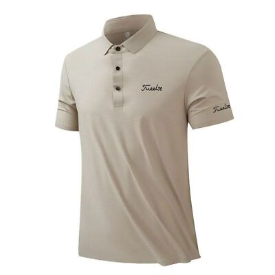 #ad Men#x27;s Golf Shirt Quick drying Breathable Polo Shirt Short Sleeve Golf Wear New $67.54