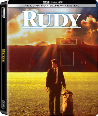 #ad Rudy 30th Anniversary New 4K UHD Blu ray Ltd Ed With Blu Ray Steelbook $31.79