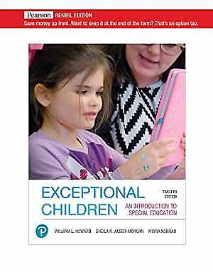 #ad Exceptional Children: An Paperback by William L. Heward Very Good q $269.94