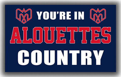#ad Montreal Alouettes Football Team COUNTRY Flag 90x150cm3x5ft Fan Best Banner $14.95