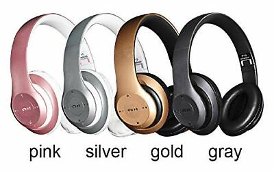 #ad Bluetooth Headphones Wireless Foldable Stereo Earphones Super Bass Headset Mic $12.99