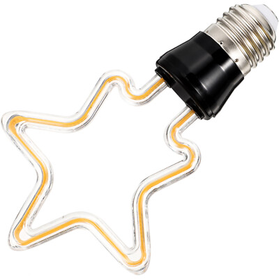 #ad Decoration Bulb Lamp Decorative Light Bulb Star Shape Light Bulb $9.65