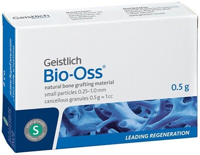 #ad #ad Geistlich quot;Bio Ossquot; Small Granules 0.25 1mm Bone Grafting Material 0.5g 1cc $164.99