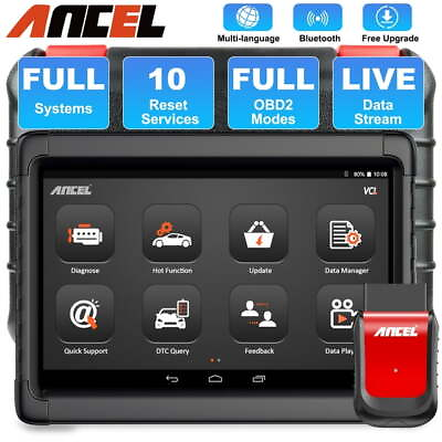 #ad ANCEL X6 OBD2 Scanner Automotive All System Bi direactional Diagnostic Scan Tool $260.00