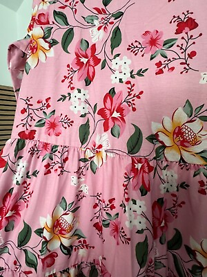 LAI SHEN New with Tags Floral Dress with Pockets XL $12.00