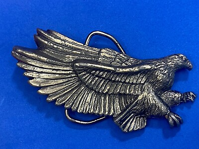 #ad Flying Hunting Diving American Eagle cutout shaped belt buckle $8.49