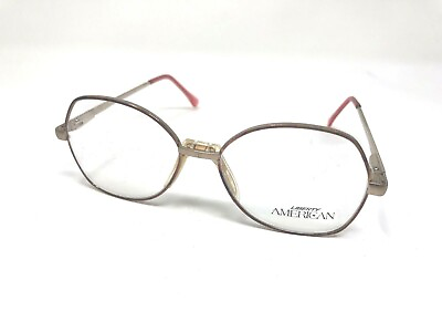 #ad Liberty American Eyeglasses Frame LAEXANDRIA LA 30 #2 52 15 135 Gold Multi OY57 $56.00