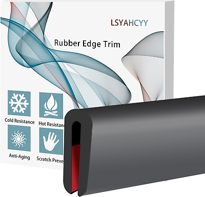 #ad Rubber Edge Trim Self Adhesive Rubber Edge Trim，U Channel Edge Trim， Edge Prote $14.13