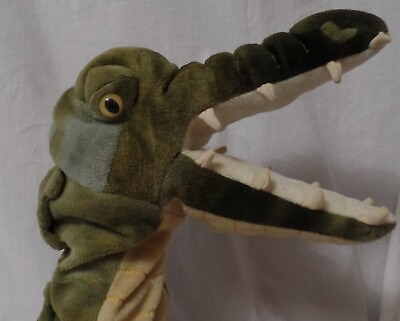 #ad rv Vintage Crocodile Alligator THE PUPPET COMPANY Puppet Show Hand Doll Toy 4008 $24.99
