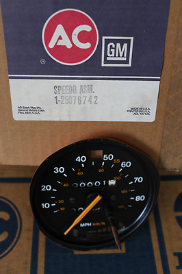 #ad NOS AC Delco GM# 25076742 Speedometer Odometer Gauge 1984 Pontiac Phoenix $70.51