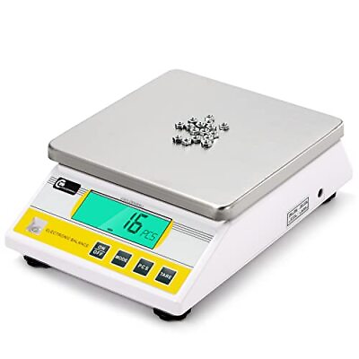 #ad 10kg x 0.1g Digital Precision Electronic Balance Laboratory Lab Scale Industr... $150.78