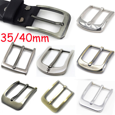 #ad Replacement Buckle Claissic Casual Metal Belt Buckle fits 35mm 40mm Belt❀ $3.13