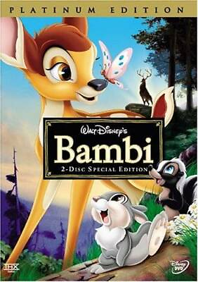 Bambi Two Disc Platinum Edition DVD VERY GOOD $4.76