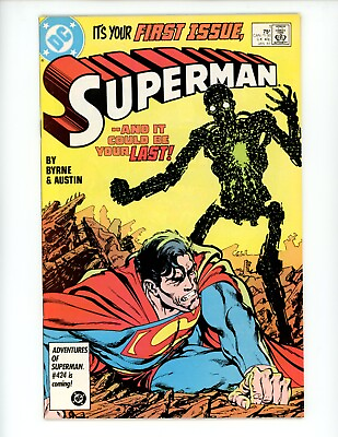 Superman #1 Comic Book 1987 NM John Byrne DC Comics Heart of Stone $2.99